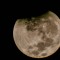 Eclipse parcial de luna desde Curanipe, VII región (04/04/15). Tiempo de exposició 1/40 s - ISO 100.