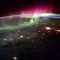 Aurora boreal en el noroeste del Pacífico desde la ISS
