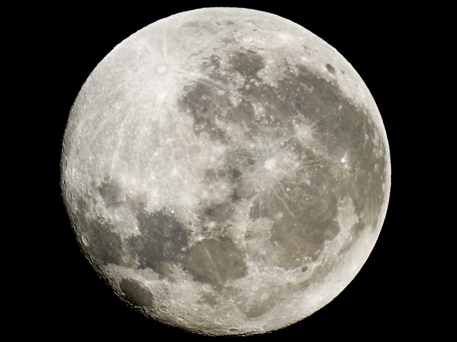 "Luna llena al 98.6%" - Pablo Goffard, Categoría Retrato Lunar.
