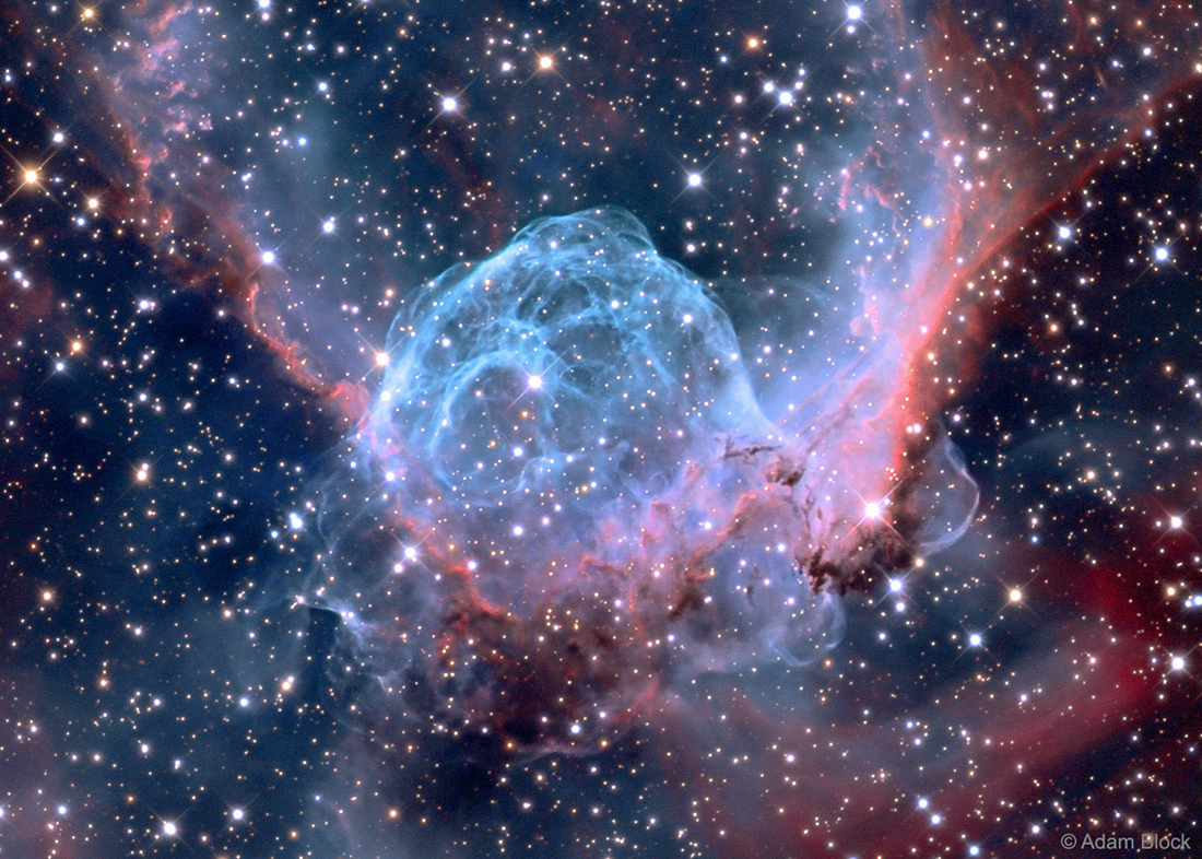 Nebulosa de emisión Casco de Thor | portalastronomico.com