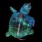 La técnica en microscopía Teresa Zgoda y la estudiante Teresa Kugler, recién graduada del Instituto de Tecnología de Rochester, apilaron y unieron minuciosamente cientos de imágenes para crear este mosaico ganador de un embrión de tortuga fluorescente.

Imagen de Teresa Zgoda y Teresa Kugler