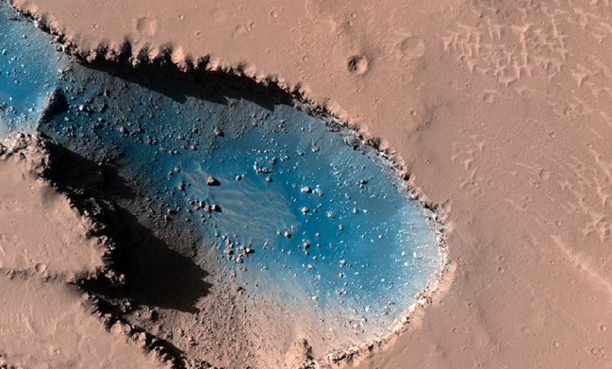 actividad volcanica Marte
